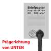 Delrinplatte für Trodat Ideal Prägezange 51 x 24 mm Delrinplatte für Trodat Ideal Prägezange 51 x 24 mm