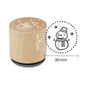 Colop Woodies Schneemann