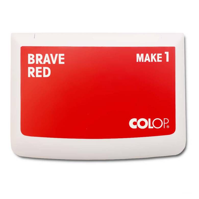Colop Handstempelkissen Make 1 Brave Red Colop Handstempelkissen Make 1 Brave Red