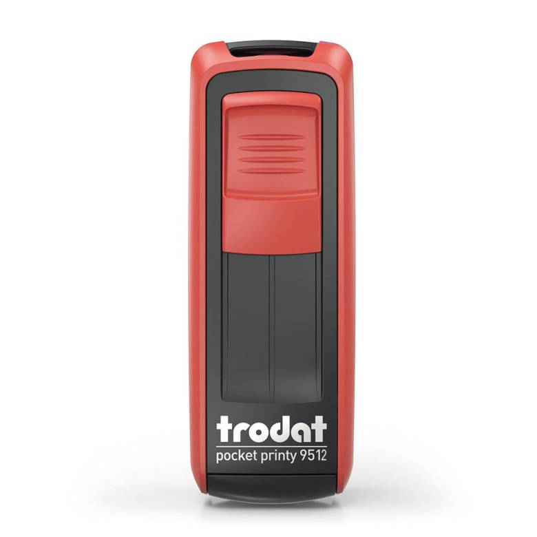 Trodat Pocket Printy 9512 - schwarz-rot