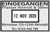Stempelplatte Colop Expert Line Data 3660 - Vorschau
