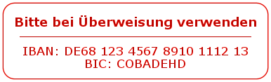 Trodat Printy 4925 IBAN BIC} Vorlage 6