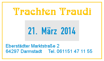 Trodat Professional Dater 5460 MCI} Vorlage 2